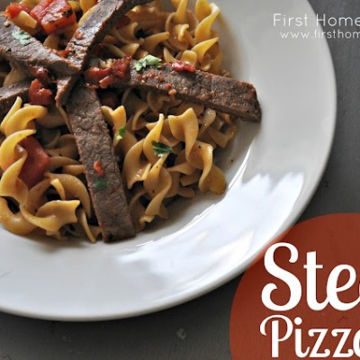 Budget Friendly Food- Steak Pizzaola