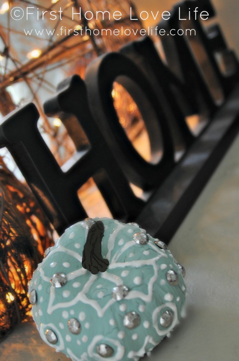 Puffy Paint and Pins Pumpkin