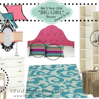 A Little Girl’s “Big Girl” Bedroom