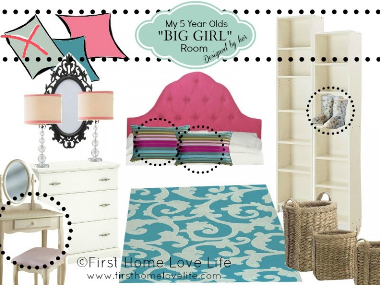 A Little Girl’s “Big Girl” Bedroom