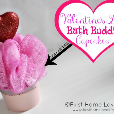 “Bath Buddy” Valentine Cupcakes