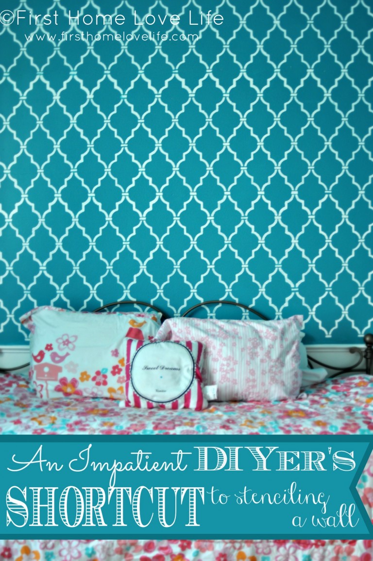 An Impatient DIYer’s Shortcut to Stenciling