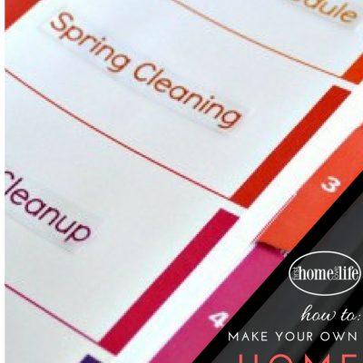 Learning to be Organized | Home Maintenance Binder