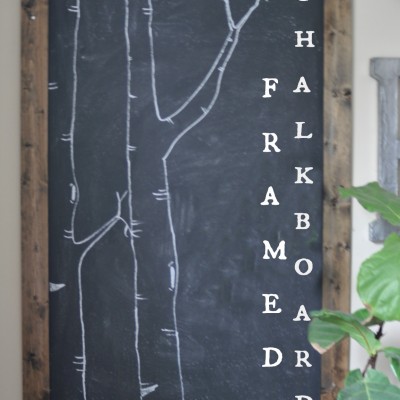 How to Make Your Own Chalkboard Framed Art