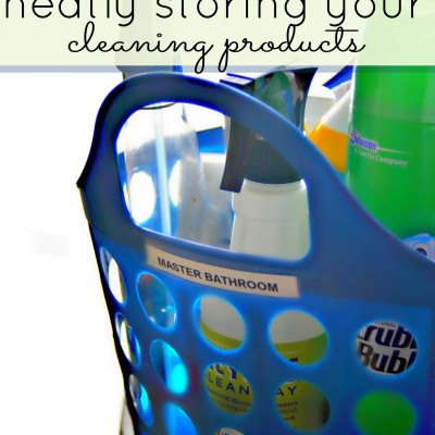Organized Cleaning Products