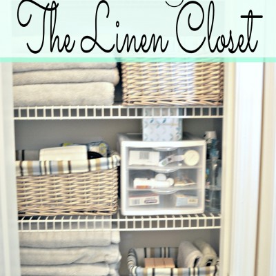 Linen Closet Organization and Closet Pharmacy - First Home Love Life