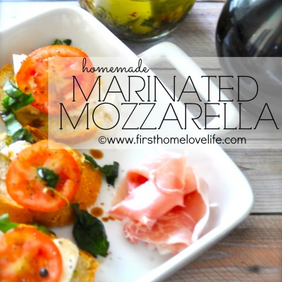 Homemade Marinated Mozzarella Recipe