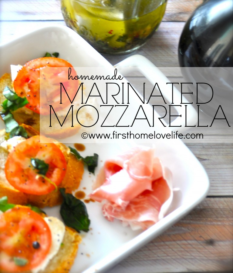 Homemade Marinated Mozzarella Recipe