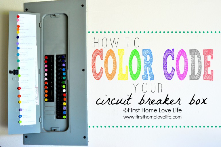 Color Coding Your Circuit Breaker Box