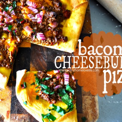 Bacon Cheeseburger Pizza