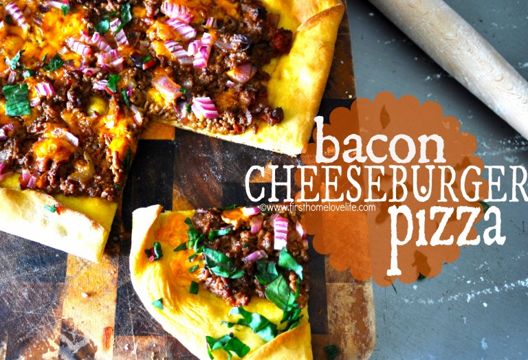Bacon Cheeseburger Pizza