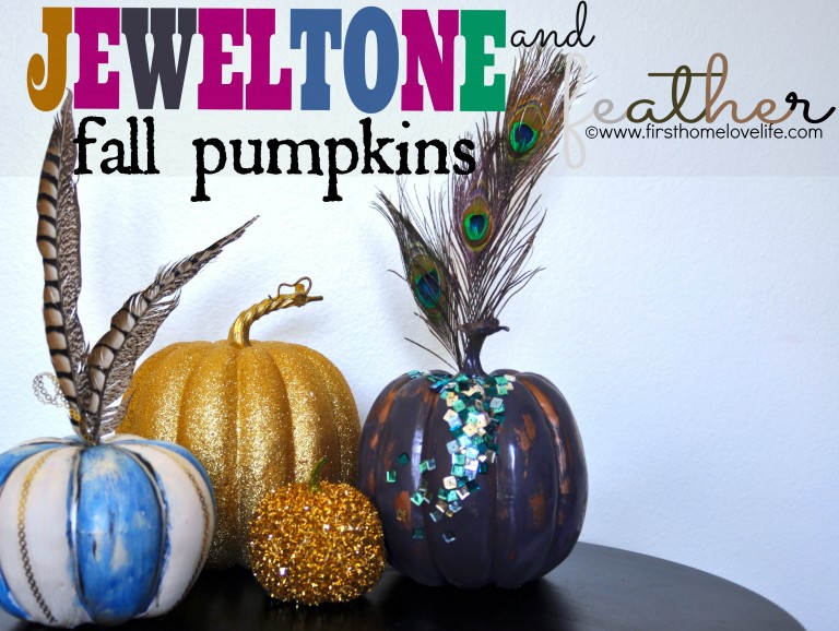 Jewel-Tone Fall Pumpkins