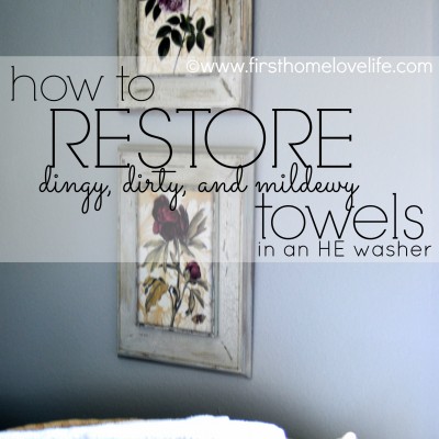 Restoring Old Towels to New Again