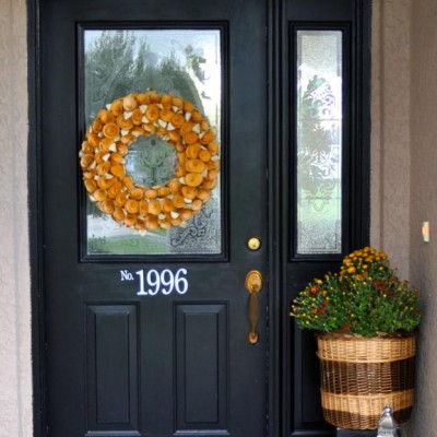 A Simple Fall Front Door