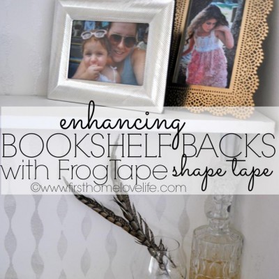 Painting a Bookshelf with FrogTape Shape Tape