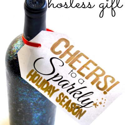 How to Make Your Own Glitter Wine Bottle