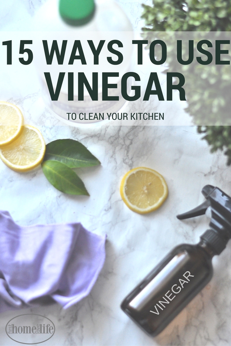 15 KITCHEN CLEANING METHODS USING VINEGAR! GREAT GREEN CLEANING TIPS AND TRICKS VIA FIRSTHOMELOVELIFE.COM