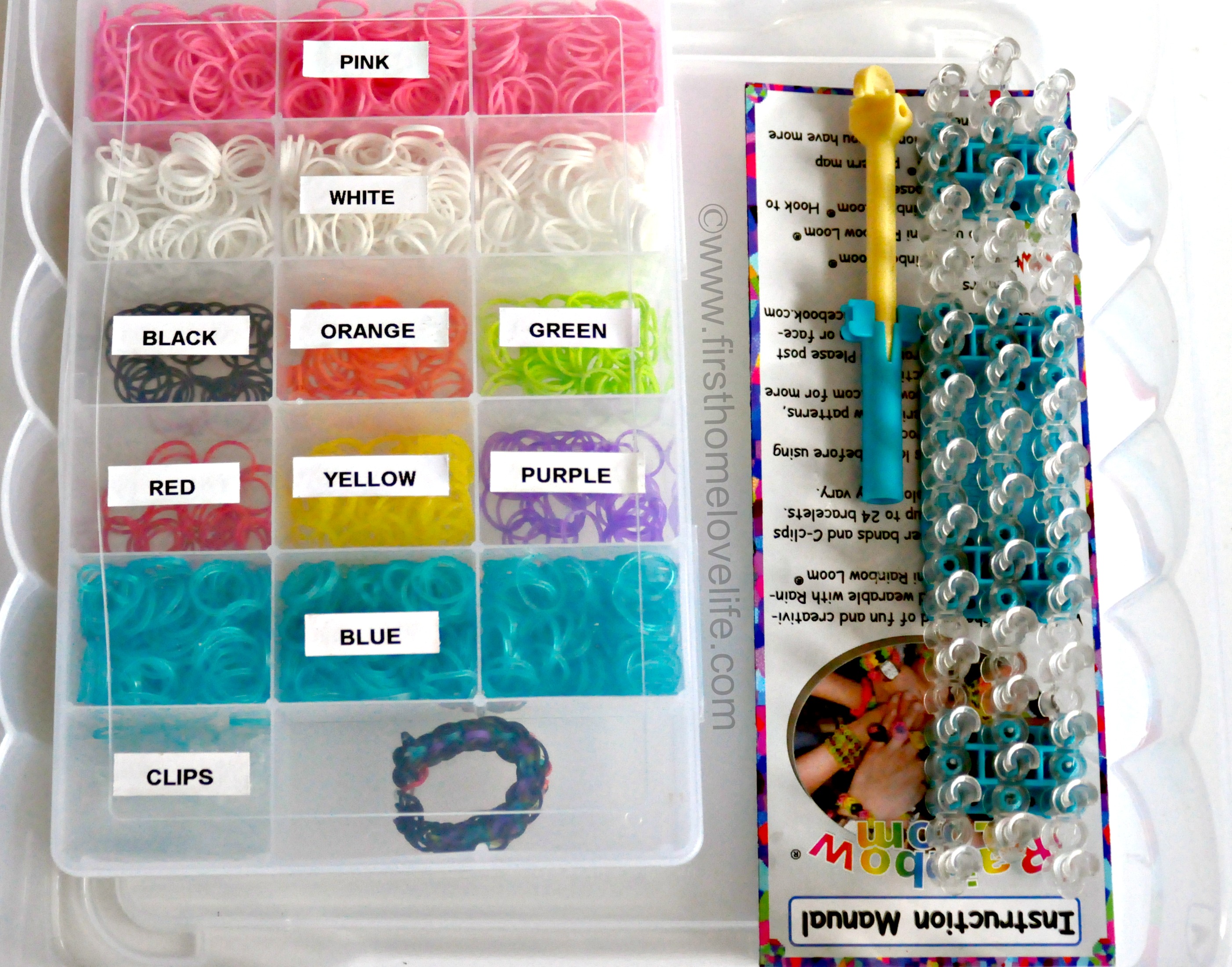 Reisbureau verkwistend Memoriseren Rainbow Loom Storage Box - First Home Love Life