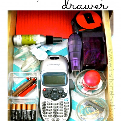 The NO JUNK Drawer Organization