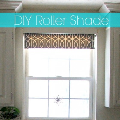 DIY Fabric Roller Shade