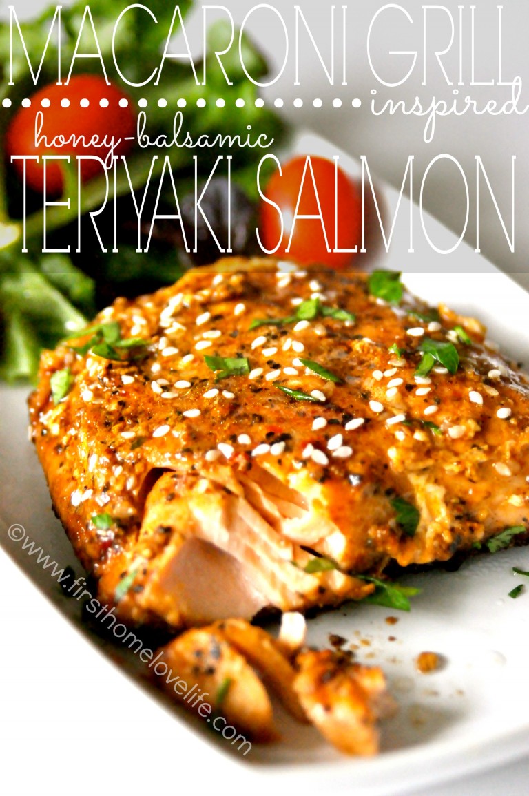 Macaroni Grill Inspired Teriyaki Salmon
