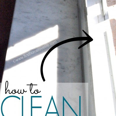 How to: Clean Window Tracks