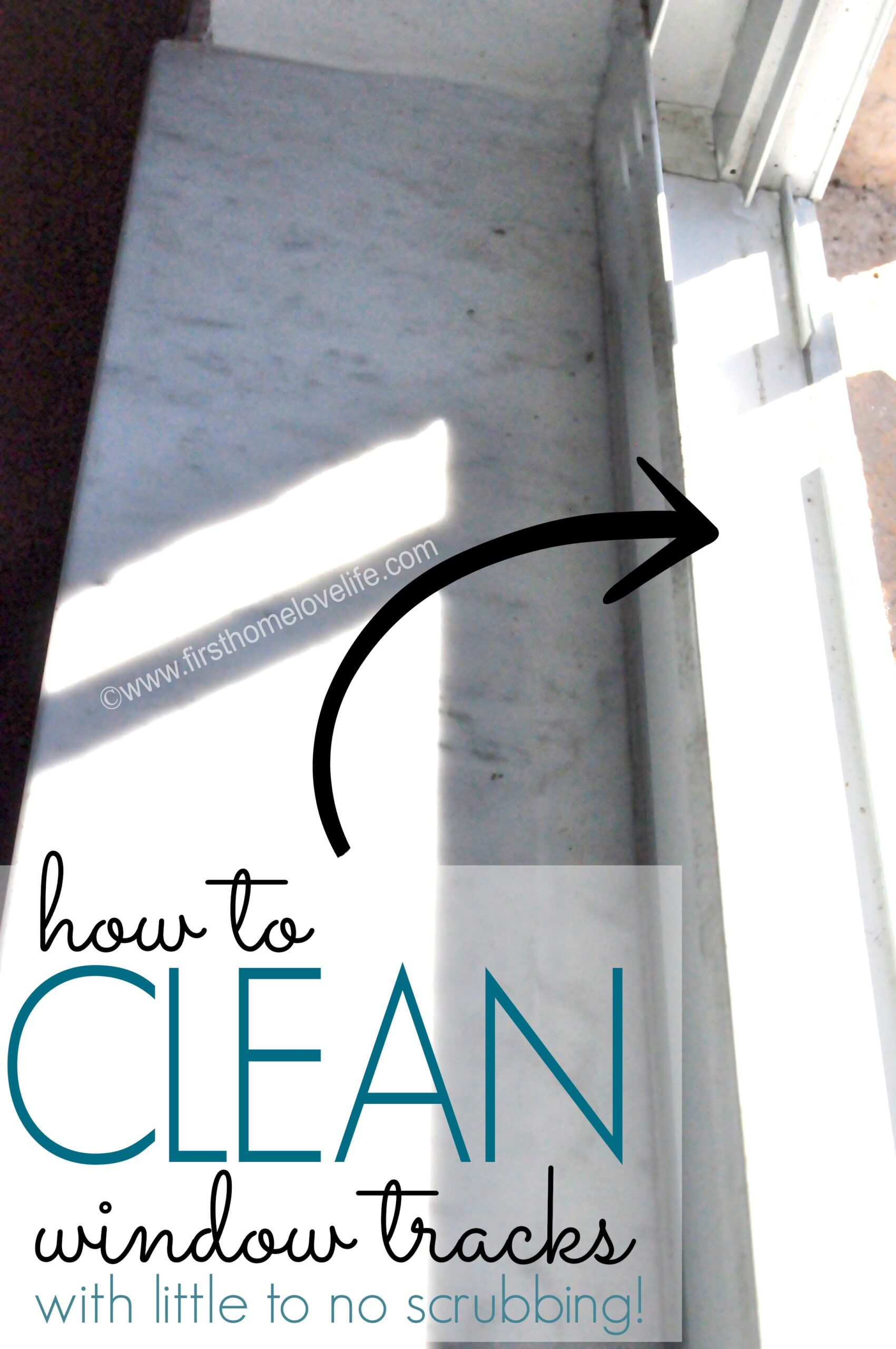 How to Clean Window Tracks | Easy Step-by-Step Guide - First Home Love Life