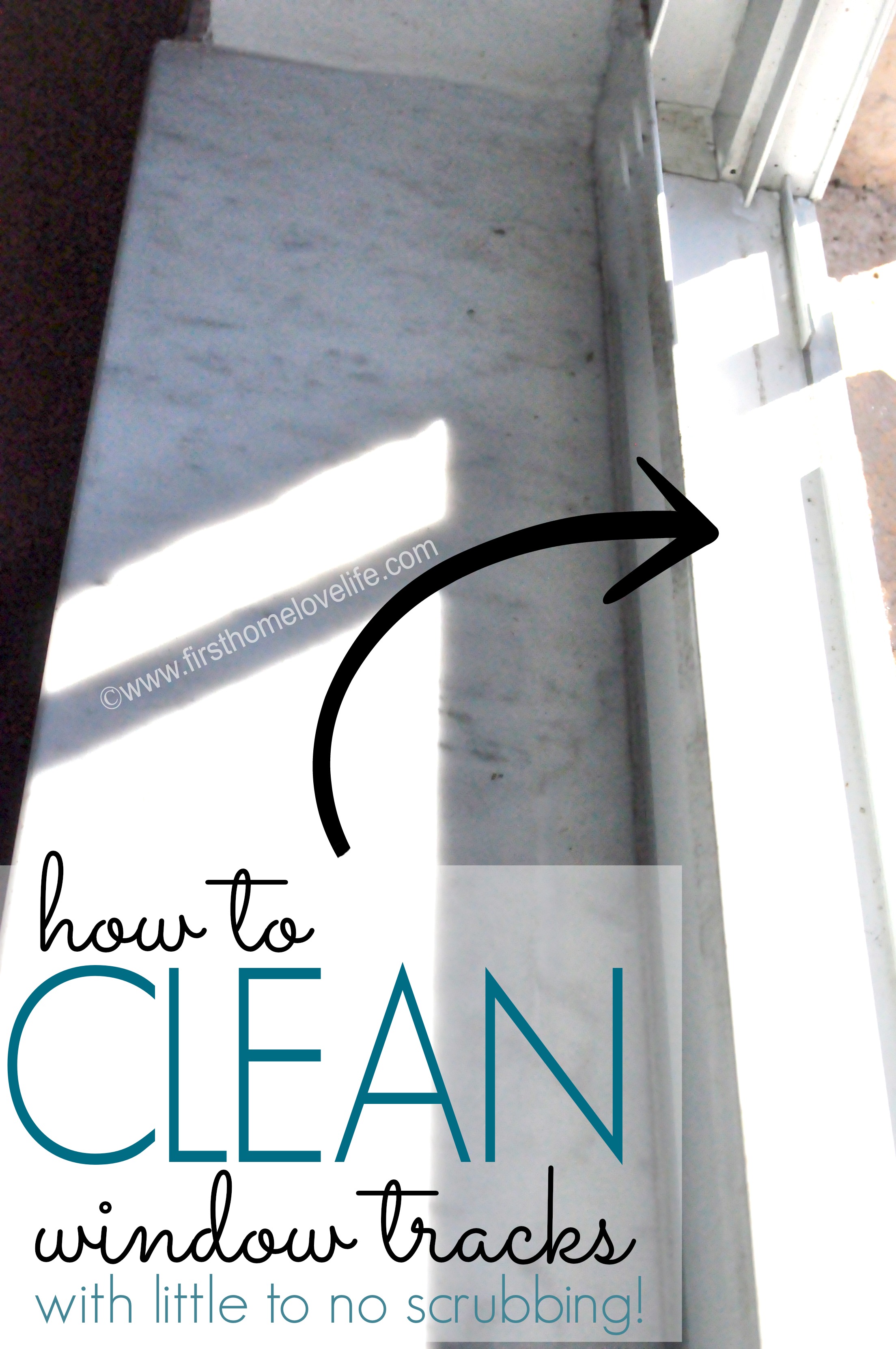How to: Clean Window Tracks - First Home Love Life