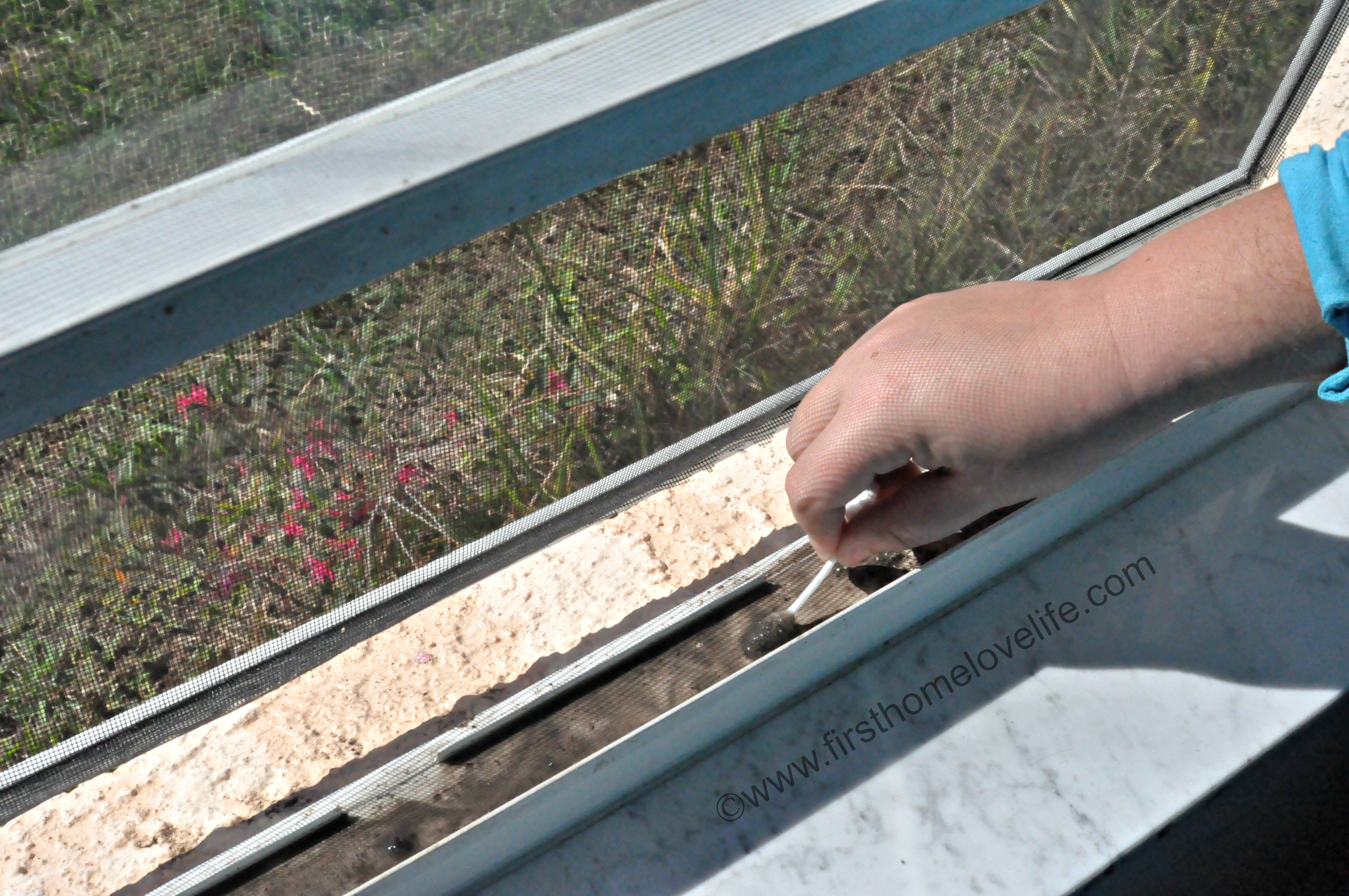 How to Clean Filthy Window Tracks and Sills