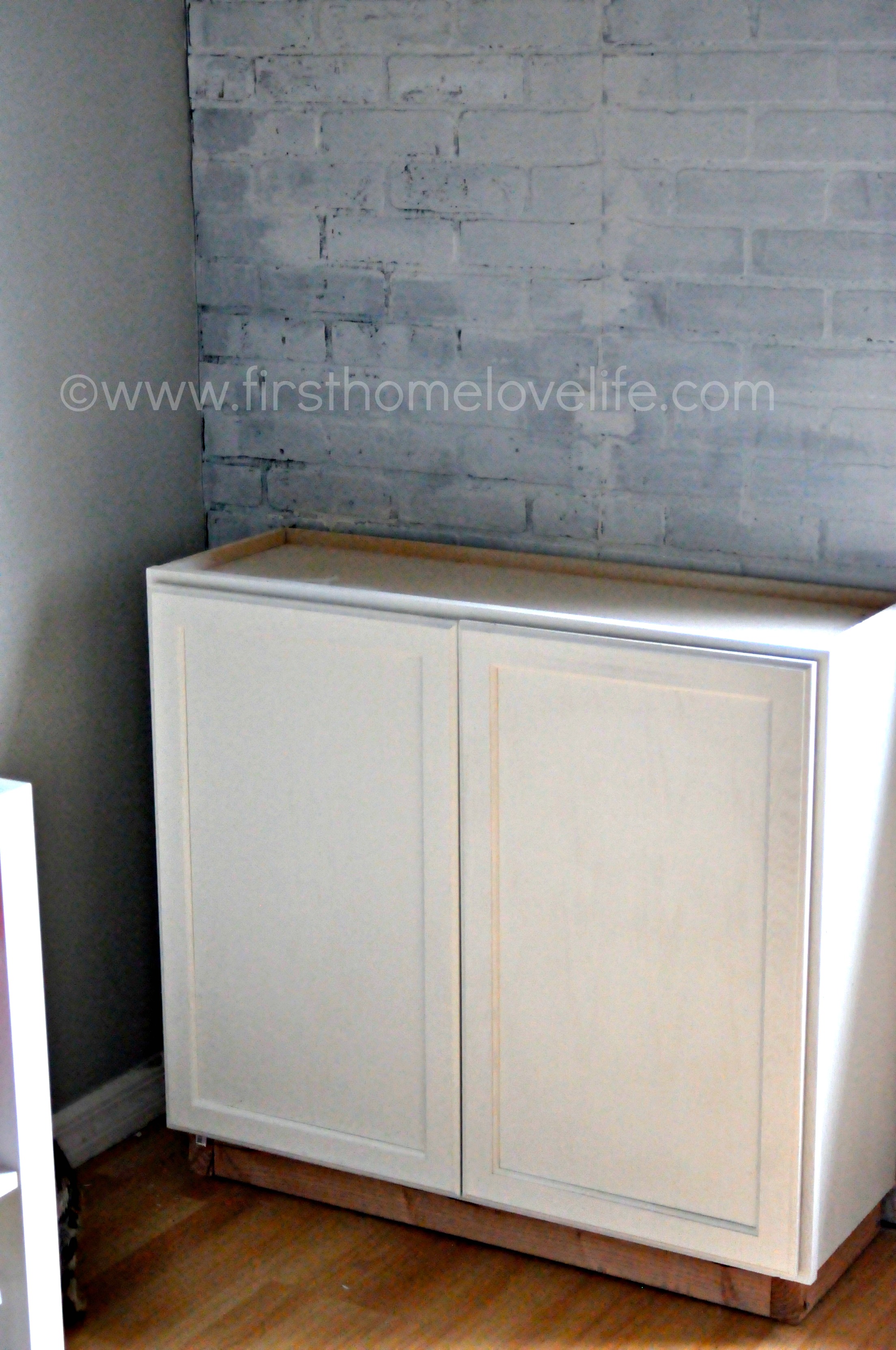 IKEA White Paint Cabinets First Home Love Life