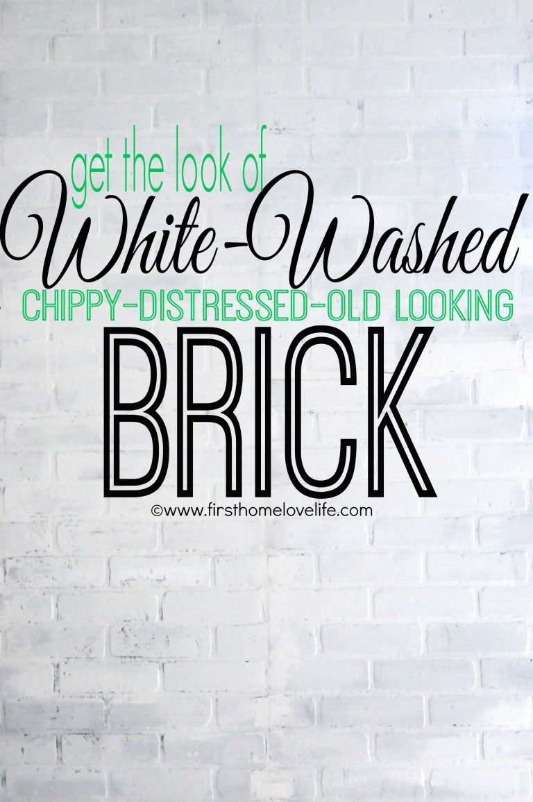 White Brick Accent Wall