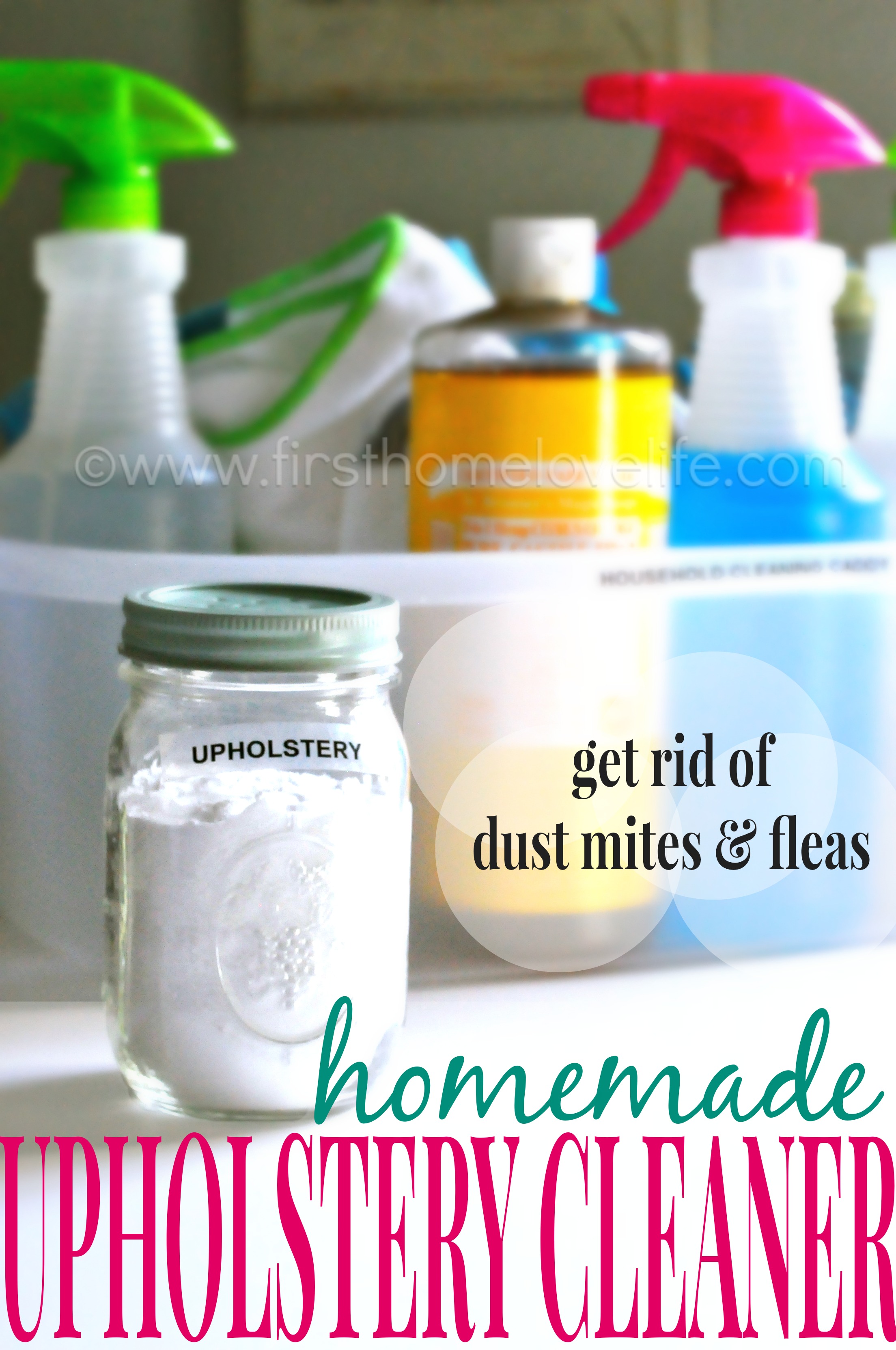 Homemade Upholstery Cleaner - First Home Love Life