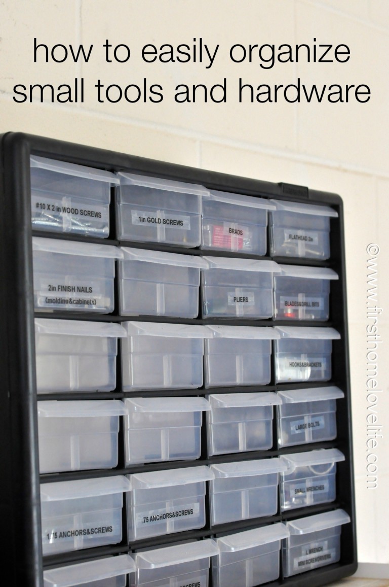 How to Organize Small Tools and Hardware