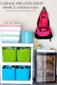 Garage Organization: Outdoor Toys