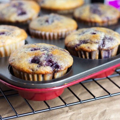 Blueberry Jam Muffins