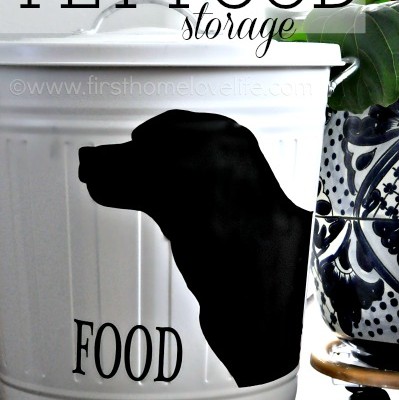 Personalized Pet Food Storage