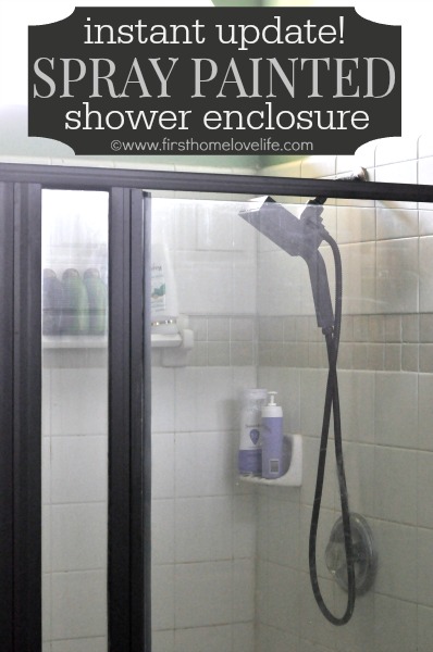 Spray Painted Shower Surround First Home Love Life