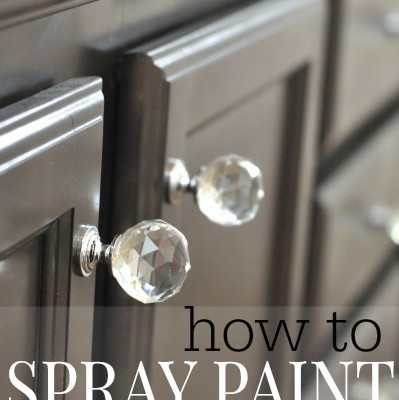 Can You Spray Paint Cabinets?