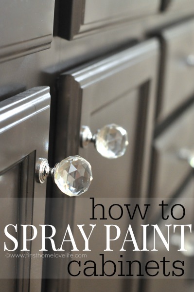 Can You Spray Paint Bathroom Cabinets