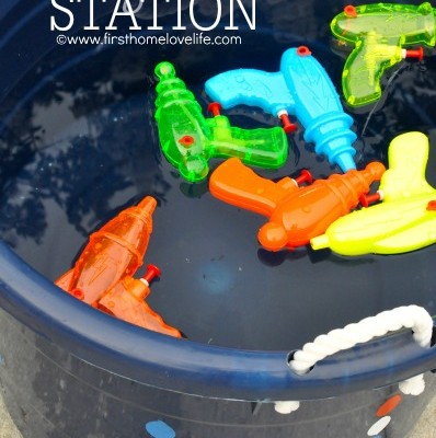 Summer Fun: Squirt Gun Station