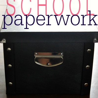 School Paperwork Storage