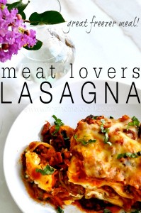 Meat Lovers Lasagna