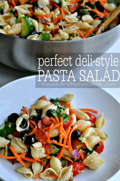 perfect deli style pasta salad