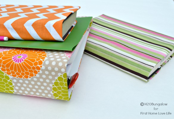 How to make a fabric book cover 