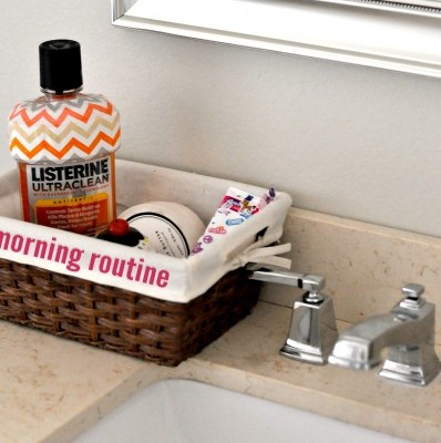 Kids Morning Routine Basket