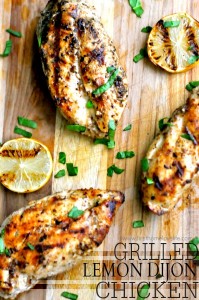 Grilled Lemon Dijon Chicken