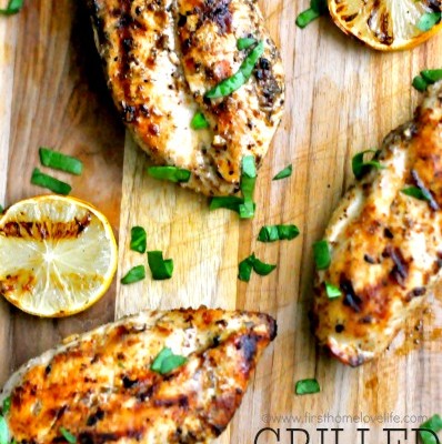 Grilled Lemon Dijon Chicken