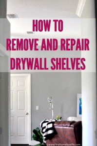 How to: Remove and Repair Drywall Built Ins