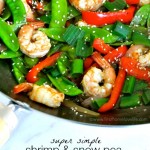 Simple Shrimp and Snow Pea Stir Fry