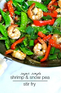 Simple Shrimp and Snow Pea Stir Fry